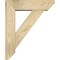 Ekena Millwork Traditional Slat Rough Sawn Bracket w/ Offset Brace, Douglas Fir, 6"W x 20"D x 24"H BKT0604X20X24TRA06RDF - alternate 4